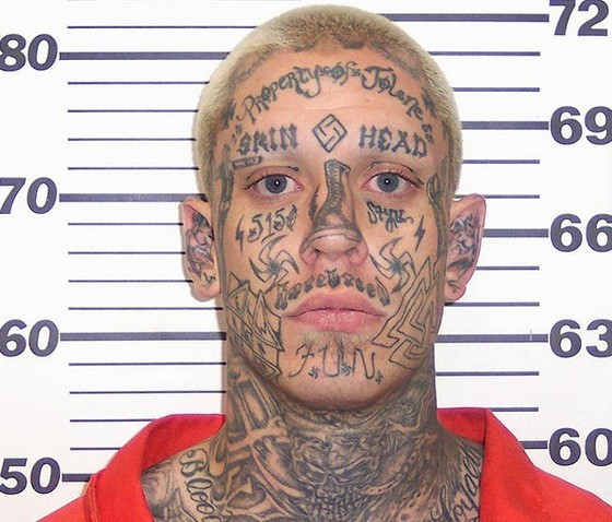Photos: Top 20 Scariest Face Tattoo Mugshots