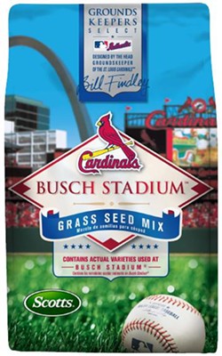 Coming soon! Busch Stadium grass seed.