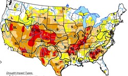 It's hot and nasty almost everywhere you go these days. - via droughtmonitor.unl.edu