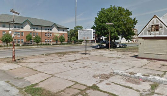 The street where Garland Carter was murdered. - Google Maps