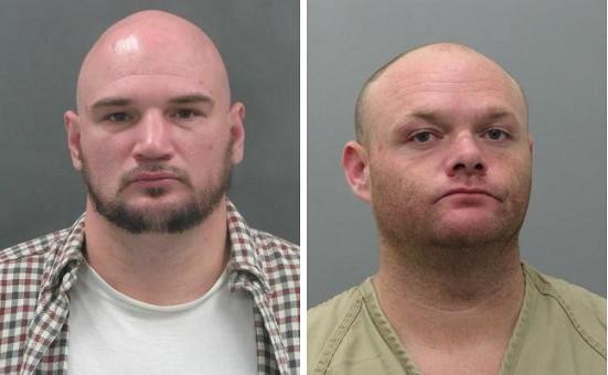 Joshua Hammett and Todd McCubbins held a woman captive as they robbed her home, according to police.