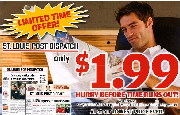 Wall Street Journal, er Post-Dispatch, Offers Deal You Can't Afford To Ignore