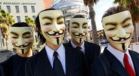 The Anonymous slogan: "We do not forgive. We do not forgive. Expect us."