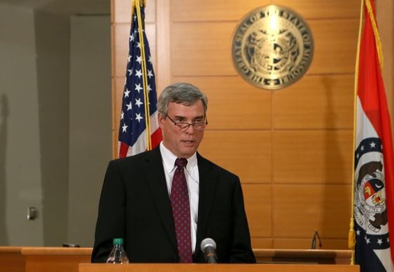 St. Louis County Prosecutor Bob McCulloch releases the grand jury decision on Darren Wilson.