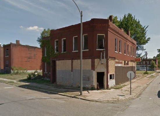 Block where Annette Brock was found dead. - via Google Maps