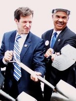 Carnahan (with Rep. William Lacy Clay Jr.) will soon be adding an axe to his tool shed.