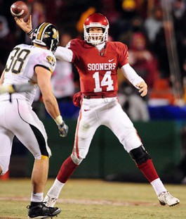 Bad memories be damned, Mizzou fans shouldn't mind that Bradford is a Sooner. - Image via