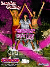 The busy flier for Hottub Saturday at the Pageant. (Click for larger version.)