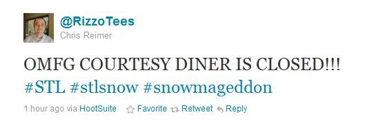 St. Louis Snowmaggedon in Tweets