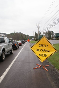 Since 2007, state troopers have arrested more than 2,000 people at checkpoints near Camp Zoe - Image via
