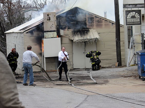 PHOTOS: St. Louis Firefighters Battle a Blaze at Woodworking Studio