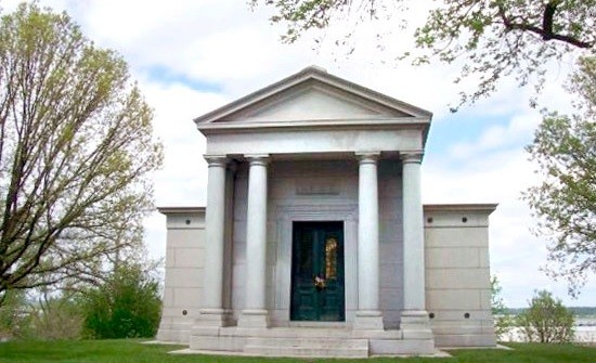 The Lemp Mausoleum in Bellefontaine Cemetery. - Chris Naffziger