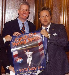 David Barklage (right) with Missouri Lt. Governor Peter Kinder - courtesy of Fired Up! Missouri