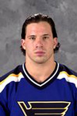 Danton during his stint with the Blues in the '03-'04 season.