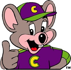 Chuck E. Cheese gives the "all clear" after shots fired.