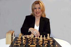 Susan Polgar, Webster University's new queen of chess. - image via