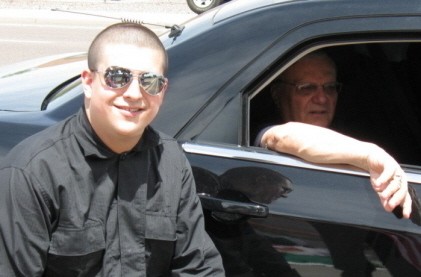 Arpaio posing with a neo-Nazi last May in Arizona - Stormfront.org via Feathered Bastard