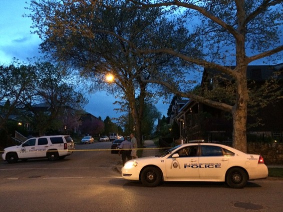 St. Louis Metropolitan Police investigate a shooting in Tower Grove South Saturday night. - Lindsay Toler