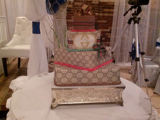 This is one high class cake.