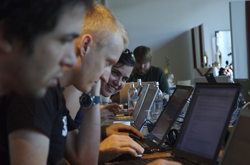 Want to be a happy hacker? Come to the hackathon. - Andreweland on Flickr