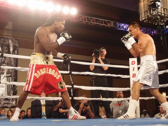 Dannie Williams knocked out Antonio Cervantes on a perfect right hook, in a bout that co-headlined ESPN's Friday Night Fights. It was Williams' first televised fight. - Albert Samaha