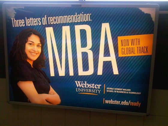 Mizzou Student Surprised to Find Herself the Face of Webster University
