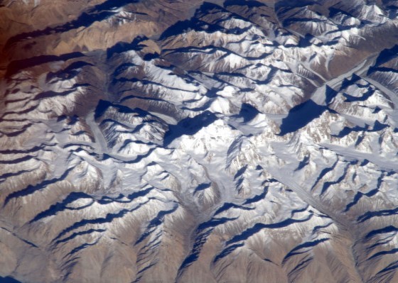 Mt. Everest from space - Image via