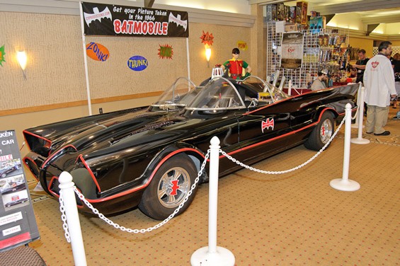 The Batmobile from the '60s TV show starring Adam West at this weekend's Con-tamination.  See a full slideshow from Con-tamination here. - Photo: Jason Stoff