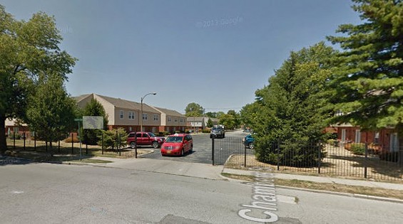 The Bristol Place Townhomes, where 24-year-old Orlanda Blanchard was shot and killed. - Google Maps