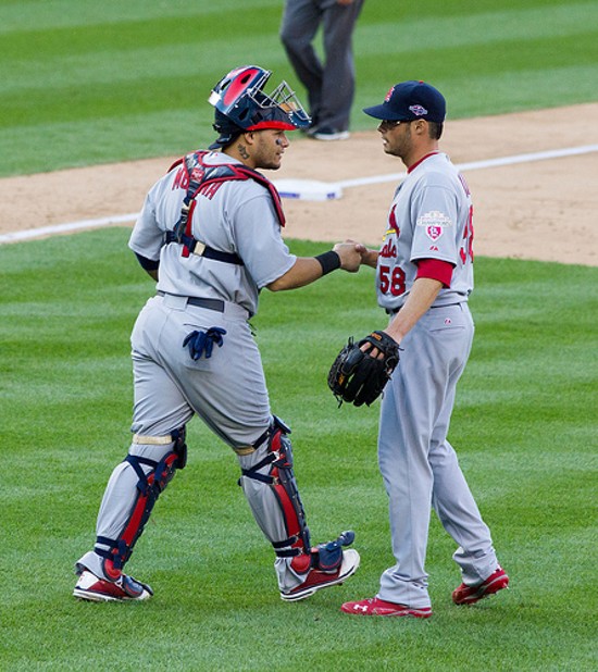 Yadi says: If you make a bet, you have to shake on it. - KEITH ALLISON ON FLICKR