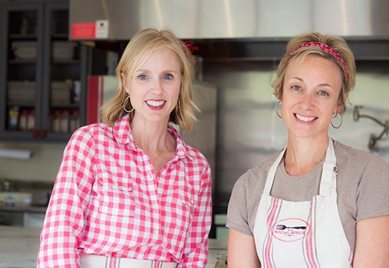 Owner/chef Kelly Spencer and market manager Christine Salsich.
