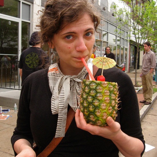It's a margarita. IN A PINEAPPLE! - image credit