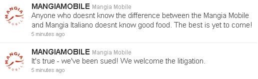 Basta! Mangia Italiano Slaps Mangia Mobile With Lawsuit [Updated]