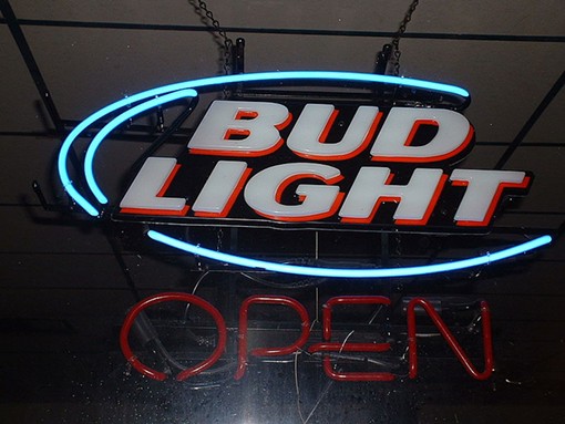 Bud Light? Only in cans. Open to the public? Who knows. - User "Renjishino," Wikimedia Commons