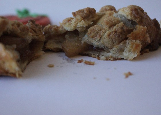 The apple butter crumb hand pie. | Nancy Stiles