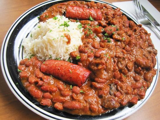 The red beans and rice at Riverbend Restaurant & Bar | Ian Froeb