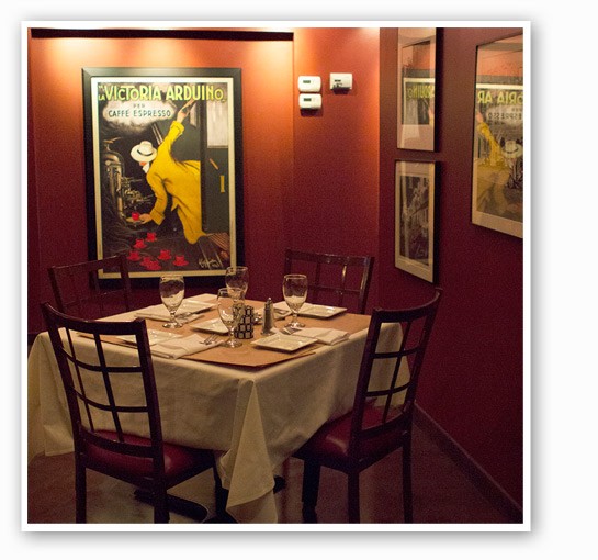 &nbsp;&nbsp;&nbsp;&nbsp;&nbsp;&nbsp;&nbsp;The dining room at Vito's. | Zoe Kline