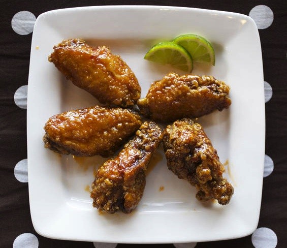 The Thai chile-lime wings are one of the standout dishes at O! Wing Plus. - JENNIFER SILVERBERG