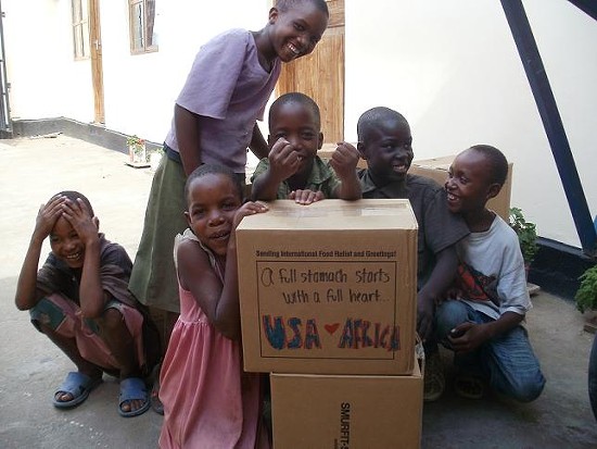 Children in Tanzania benefit from World Food Day efforts. - Photo courtesy Danforth Plant Science Center