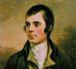 The great Scottish poet Robert Burns