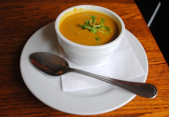 Coconut curry butternut squash soup from Big Sky Cafe - Julia Gabbert
