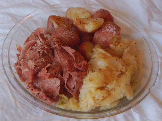 Ten Best Irish Dishes in St. Louis: Corned Beef and Cabbage at Helen Fitzgerald's