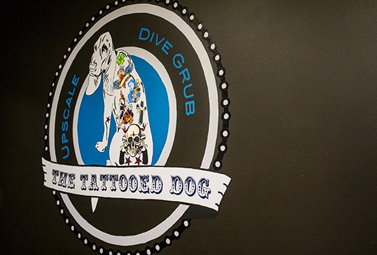The Tattooed Dog logo.