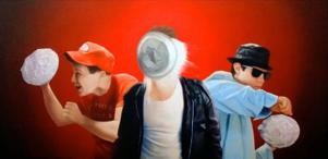 "Pie Fight for Your Right to Party" - Beastie Boys move beyond the hip-hops arts. - Jeff Ramirez