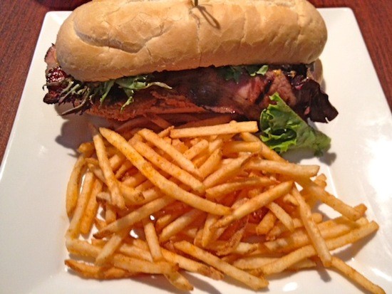 The BLT sandwich, with fries, at Quincy Street Bistro | Ian Froeb