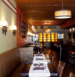Inside Bocci Bar, one of the restaurants Brian Hale will now oversee. - Jennifer Silverberg