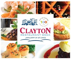 Clayton Restaurant Week to Feature Seventeen Restaurants January 21-27