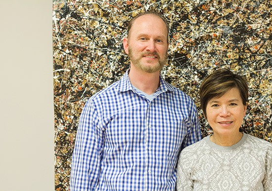 Co-owners Patrick Reiner and Mei Yang.