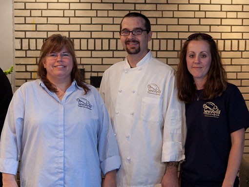 Beckie Jacobs and her team from Serendipity Ice Cream. - Photo: Stew Smith