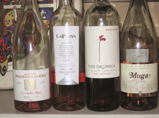 The top four wines, as rated by the author and his friends - DAVE NELSON